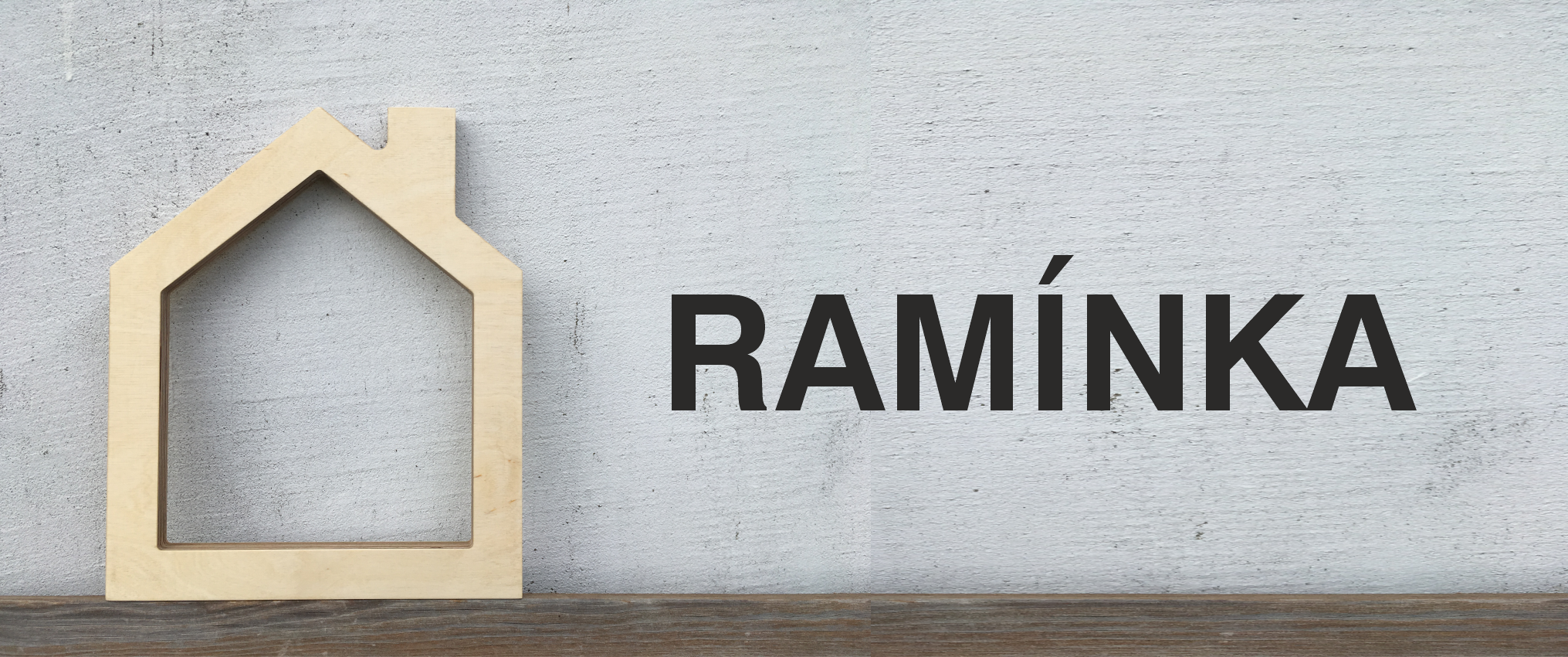 ramínka banner černý